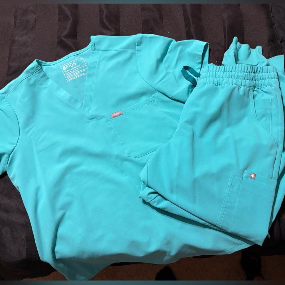 Figs Women's Teal Joggers